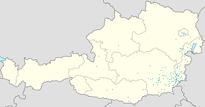 Kort over Burgenland med tags til hver supporter 