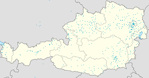 Map of Austria with markings for the individual supporters