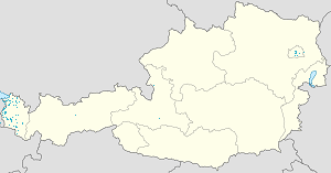 Map of Vorarlberg with markings for the individual supporters