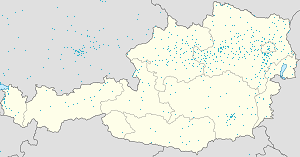Karte von Österreich mit Markierungen für die einzelnen Unterstützenden