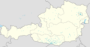 Map of Carinthia with markings for the individual supporters