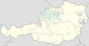 Karta över Oberösterreich med taggar för varje stödjare