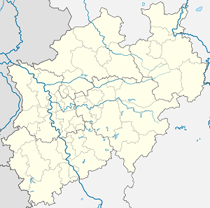 Map of Bochum with markings for the individual supporters