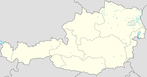 Latvijas karte Bezirk Gänserndorf ar atzīmēm katram atbalstītājam 