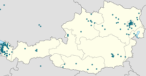 Latvijas karte Gemeinde Altach ar atzīmēm katram atbalstītājam 