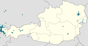 Karte von Feldkirch mit Markierungen für die einzelnen Unterstützenden