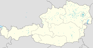 Latvijas karte Austrija ar atzīmēm katram atbalstītājam 
