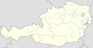 Map of Austria with markings for the individual supporters