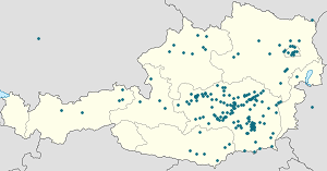 Map of Kalwang with markings for the individual supporters