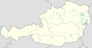 Map of Austria with markings for the individual supporters