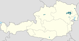 Karte von Tullnerbach mit Markierungen für die einzelnen Unterstützenden