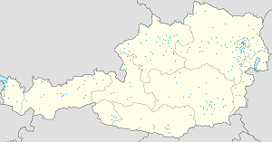 Kart over Østerrike med markører for hver supporter