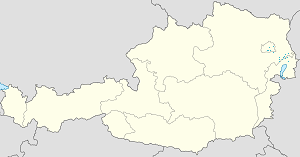 Mapa mesta Bruck an der Leitha so značkami pre jednotlivých podporovateľov