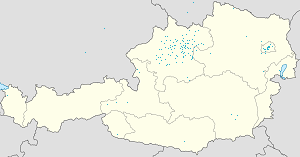 Kart over Oberösterreich med markører for hver supporter