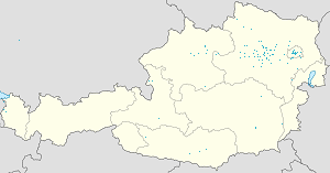 Biresyel destekçiler için işaretli Sankt Pölten haritası