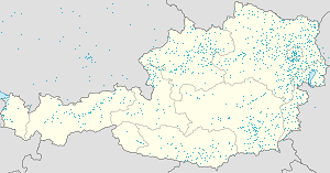 Mapa de Viena com marcações de cada apoiante