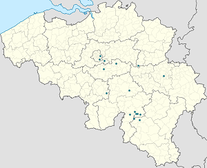 Karta mjesta Houyet s oznakama za svakog pristalicu