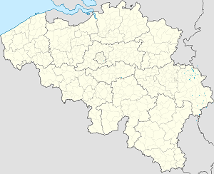 Map of Wallonia with markings for the individual supporters