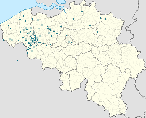 Kaart Aalbeke iga toetaja sildiga