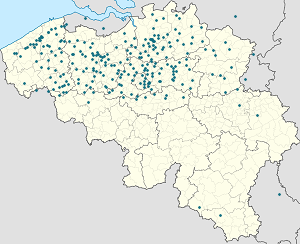 Mappa di Oostende con ogni sostenitore 