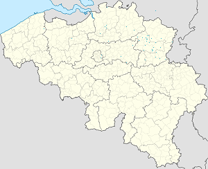 Map of Beringen with markings for the individual supporters