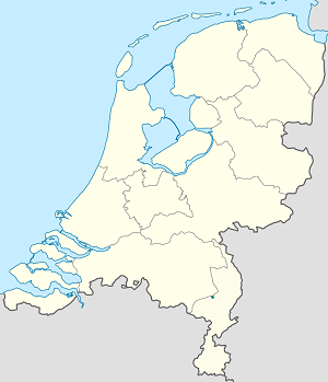 Map of Kingdom of the Netherlands with markings for the individual supporters
