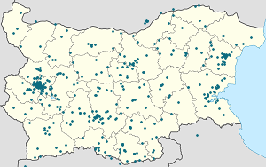 Карта на България с маркери за всеки поддръжник