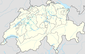Map of Switzerland with markings for the individual supporters