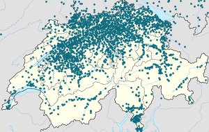 Map of Solothurn with markings for the individual supporters