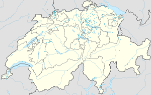 Map of Switzerland with markings for the individual supporters