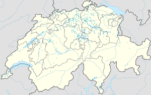 Map of Switzerland with markings for the individual supporters