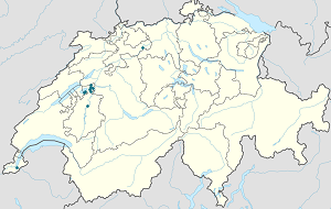 Map of Kerzers with markings for the individual supporters