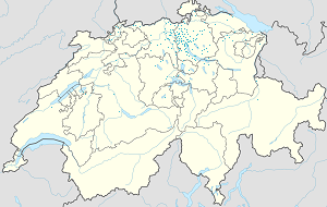 Map of Zürich with markings for the individual supporters