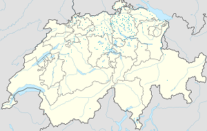 Карта Швейцария с тегами для каждого сторонника
