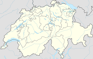 Harta lui St. Gallen cu marcatori pentru fiecare suporter