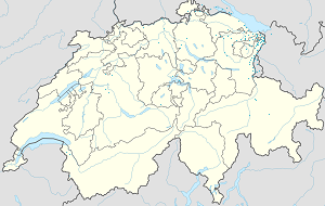 Mapa de Wahlkreis Rheintal com marcações de cada apoiante