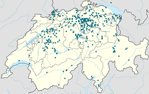 Mappa di Svizzera con ogni sostenitore 