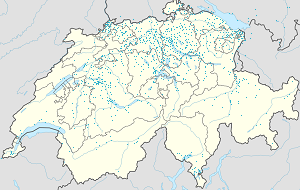 Kaart van Zwitserland met markeringen voor elke ondertekenaar
