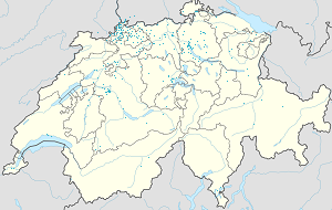 Zemljevid Kanton Basel-Stadt z oznakami za vsakega navijača