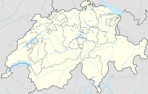 Zemljevid Bad Ragaz, Švica z oznakami za vsakega navijača