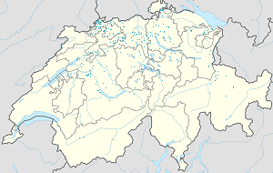 Map of Switzerland with markings for the individual supporters