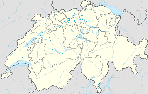 Map of Hunzenschwil with markings for the individual supporters