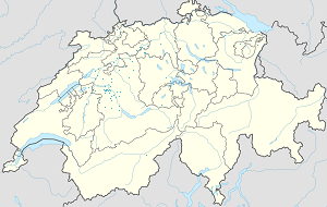Mapa města Bern se značkami pro každého podporovatele 