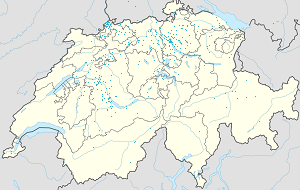 Mapa Szwajcaria z zaznaczonymi osobami wspierającymi