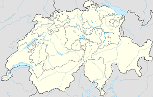 Zemljevid Kanton Glarus z oznakami za vsakega navijača