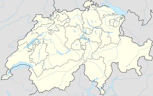 A(z) Thurgau kanton térképe címkékkel minden támogató számára