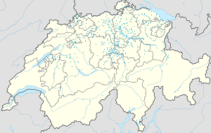 Map of Switzerland with markings for the individual supporters
