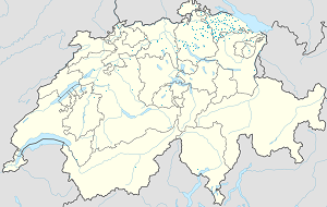 Kaart Thurgau kanton iga toetaja sildiga