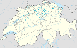 Map of Switzerland with markings for the individual supporters
