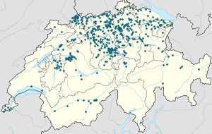 Mappa di Svizzera con ogni sostenitore 